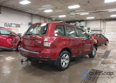 2017 Subaru Forester 2.5I z USA, uszkodzony, nr VIN JF2SJAAC4HH426261